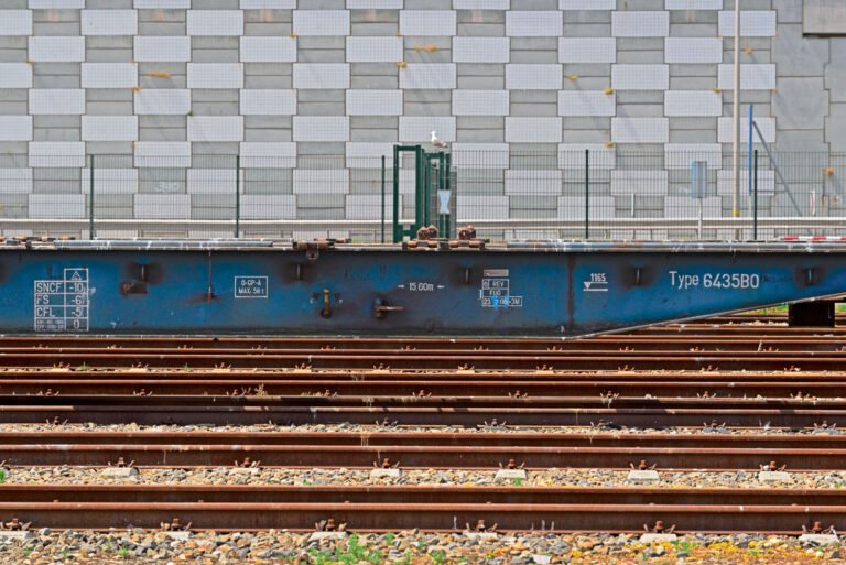 Rails op de maasvlakte